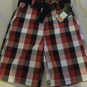 Boys plaided shorts